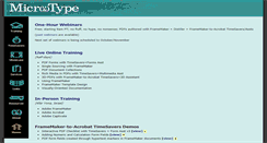 Desktop Screenshot of microtype.com