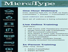 Tablet Screenshot of microtype.com